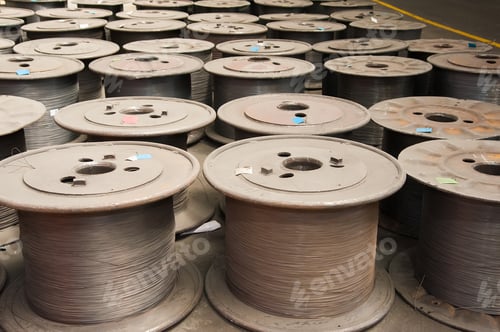 Preview: Machines, Equipment And Coils With Wire. Wire Production Plant