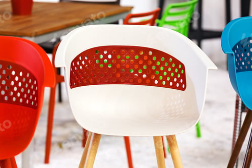 Preview: Wooden Chair Detail In Small Living Room
