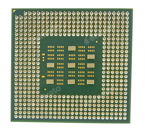 Preview: Modern Cpu Isolated On White Background