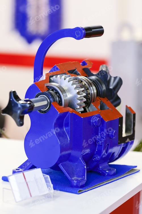 Preview: One Detail And Part Of New Engine; Note Shallow Depth Of Field