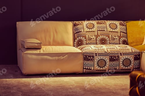 Preview: Modern Sofa For The Living Room, Note Shallow Depth Of Field