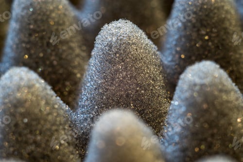 Preview: Dark Artificial Foam, Acoustic Foam Insulation Texture On Background.
