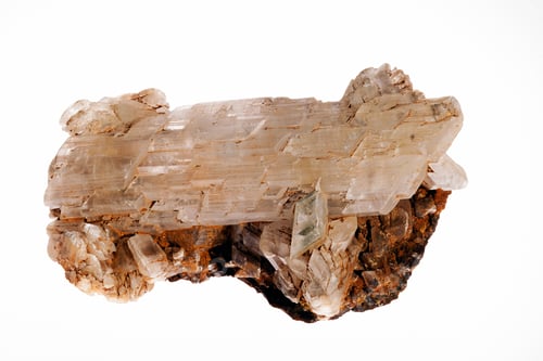 Preview: Soft Mineral Gypsum On The White Background
