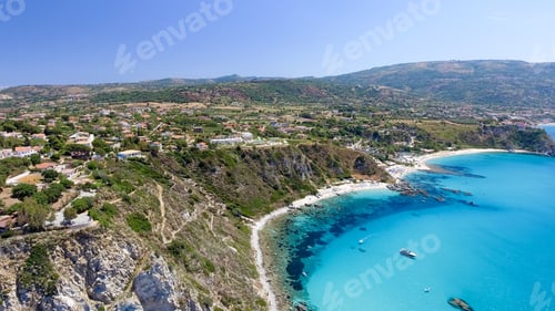 Preview: Aerial View Of Beautiful Ocean Of Calabria, Italy.