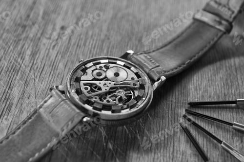 Preview: Watchmaker Is Repairing The Mechanical Watches In His Workshop