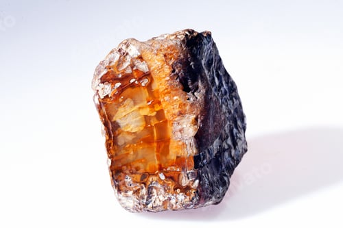 Preview: Agate Mineral Gemstone On The White Background