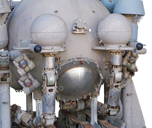 Preview: The Front Part Of The Old Underwater Lander Bathyscaphe With Manipulators