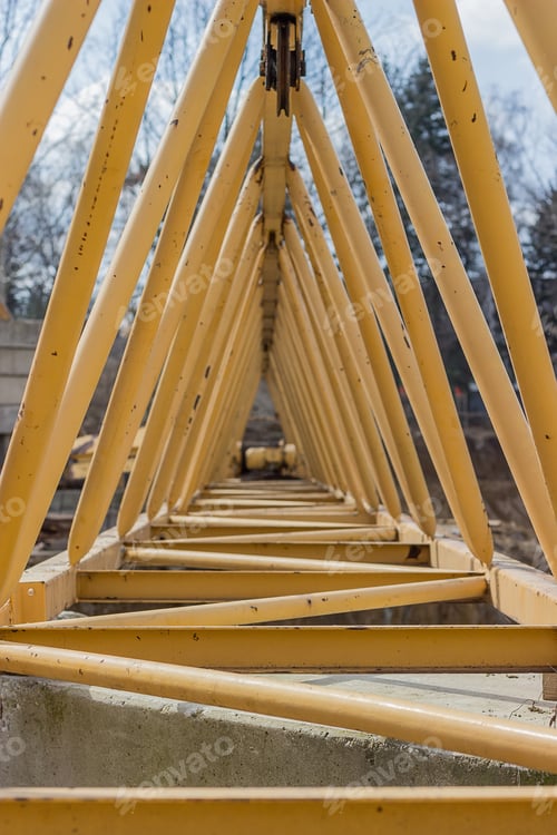 Preview: Jib, Of Crane Construction At The Construction Site
