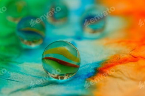 Preview: Glass Beads Batik Background.