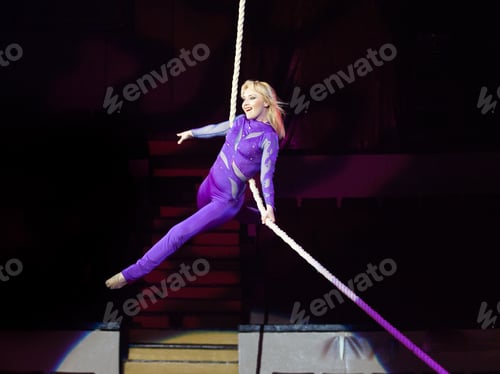 Preview: Air Gymnast In A Circus
