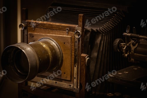 Preview: Retro Wooden Photo Camera