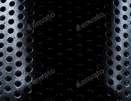Preview: Closeup Of A Kitchen Utensil With Small Holes