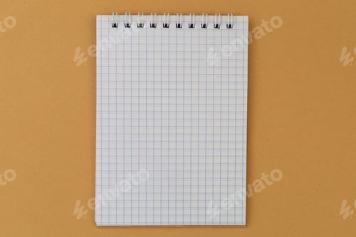 Preview: Notepad With Copy Space For The Inscription. Blank For The Text. Mockup For Design