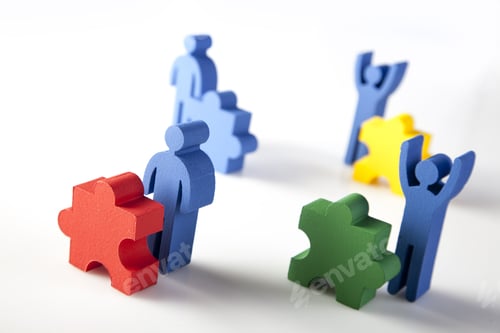 Preview: Concept Of Teamwork, People And Icons