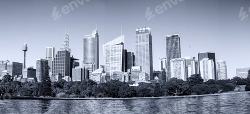 Preview: Sydney Skyline With A Beautiful Sunset.