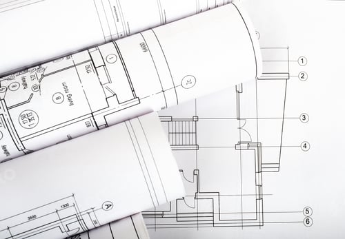 Preview: Architecture Plan And Rolls Of Blueprints