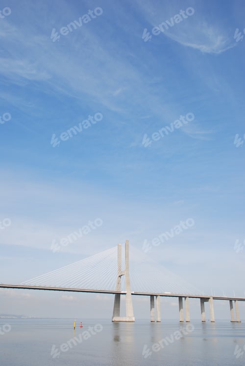 Preview: Longest Bridge In Europe Known As Vasco Da Gama (Over The Tagus River)