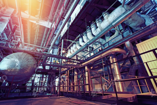 Preview: Equipment, Cables And Piping As Found Inside Of A Industrial Power Plant