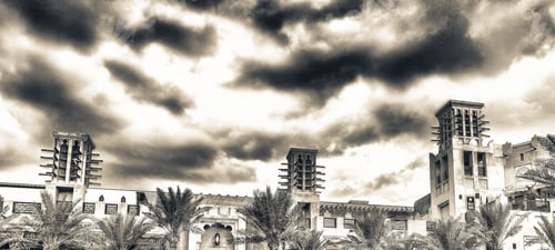 Preview: Classic Dubai Buildings In Madinat Jumeirah, Uae.