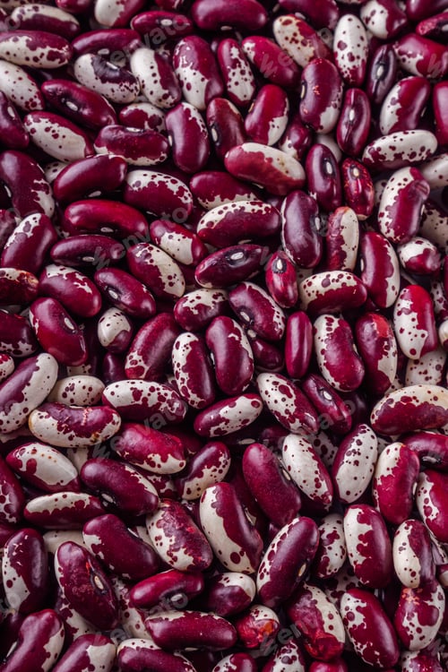 Preview: Fresh Organic Natural Beans On A White Background