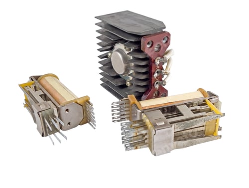 Preview: Radio Components On White Background