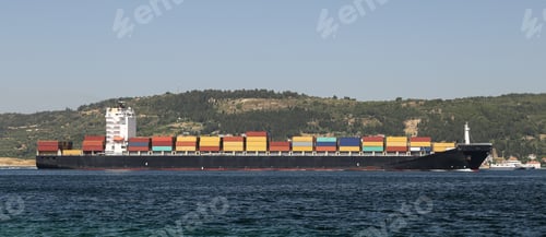 Preview: A Container Ship Carrying Goods Between Ports