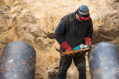 Preview: Street Reconstruction Site Of District Heating System Pipeline And Replacement Of Old Pipes With