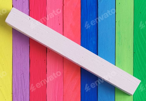 Preview: Detail Different Colored Chalk For Painting