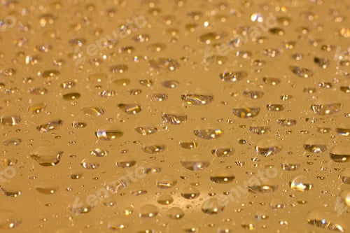 Preview: Colored Water Drops On Abstract Background.