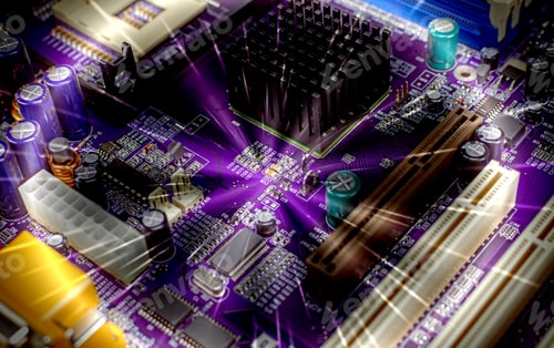 Preview: Empty Cpu Processor Socket With Pins On Motherboard