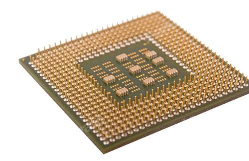 Preview: Modern Cpu Isolated On White Background