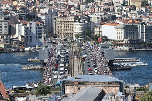 Preview: Galata Bridge And Karakoy District In Istanbul City, Turkey