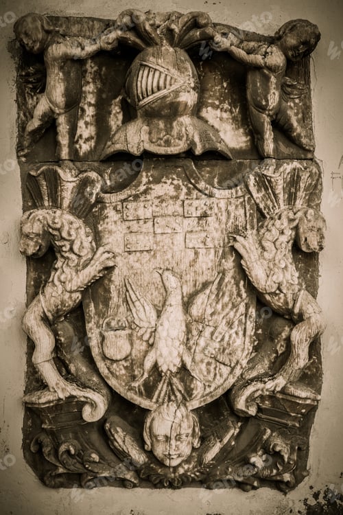 Preview: Coat-Of-Arms Made From Stone