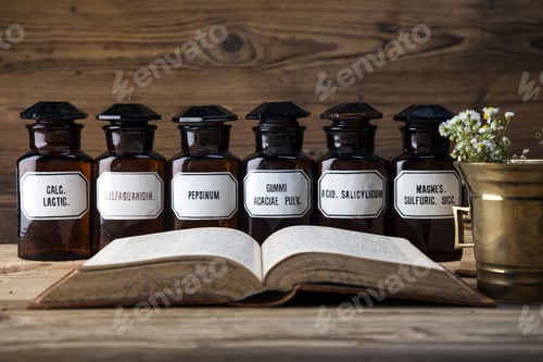 Preview: The Ancient Natural Medicine, Herbs, Medicines And Old Book