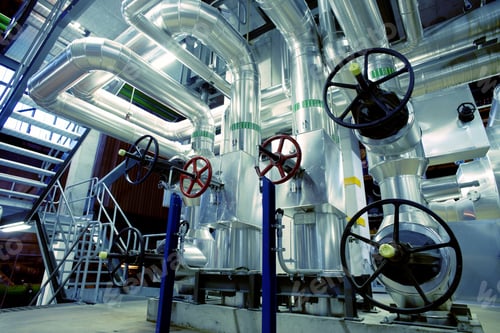 Preview: Equipment, Cables And Piping As Found Inside Of A Modern Industrial Power Plant