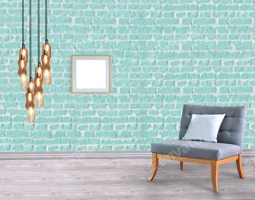 Preview: Modern Interior with Chair, Light Fixture, and Frame