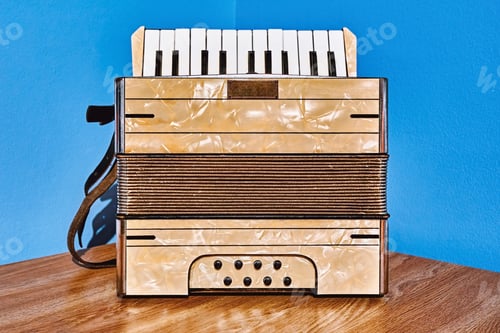 Preview: The Old Accordion On The Table