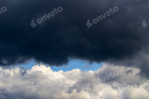 Preview: Dramatic Stormy Sky Before Rain And Hurricane. Background