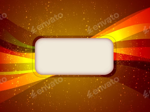 Preview: Abstract Illustration Of A Banner With Decoration And Swirls