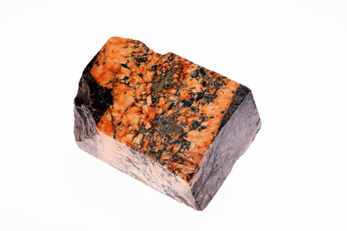 Preview: Thoclase With Chalcopyrite On The White Background