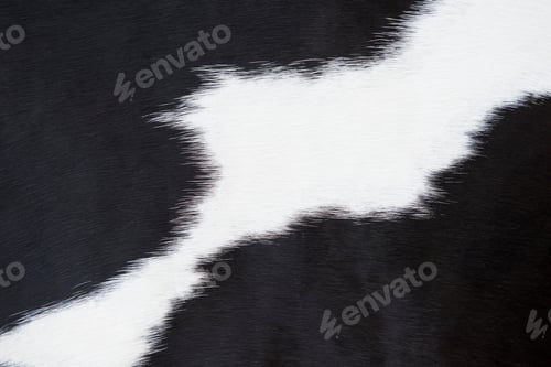 Preview: Detail From Cow Skin Rug. Can Be Used As A Background (Selective Focus)