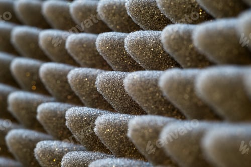 Preview: Dark Artificial Foam, Acoustic Foam Insulation Texture On Background.