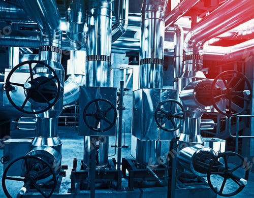 Preview: Equipment, Cables And Piping As Found Inside Of A Industrial Power Plant