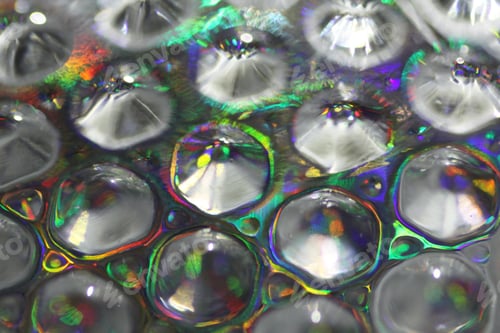 Preview: Blurred Abstract Creative Background. Purple, Lilac, Gray Circle Background. Lens Flare. Colorful