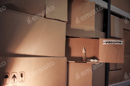 Preview: Lack Of A Vaccine For Coronavirus In Warehouse. Problems With Storing Flu Vaccine.