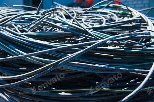Preview: Industrial Line For Recycling Of Old Household Appliances, Electronics And Cables. Disassembly