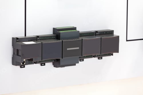 Preview: View On Advanced Industrial Control Box, New Technology; Note Shallow Depth Of Field