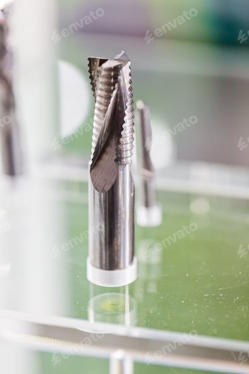 Preview: One Of The Parts Of A Machine For Making Furniture, Note Shallow Depth Of Field