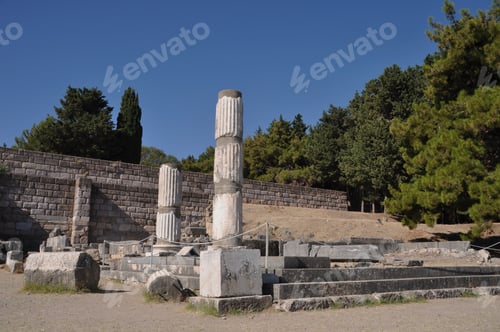 Preview: Historical Ruins Of Asclepieion, Ancient Hospital Made By Hippocrates In Kos, Greece