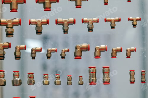 Preview: New Valves For Flow Control Of Cold And Hot Water On Exhibition Wall